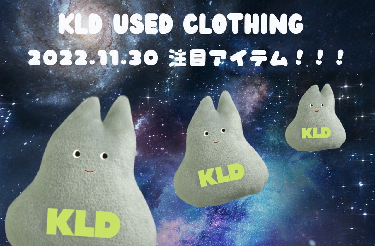 【KLD】11月30日発売の新商品をご紹介！【COMME des GARCONS / Maison Margiela / DESCENTE / LEVI'S / Araki yuu…】